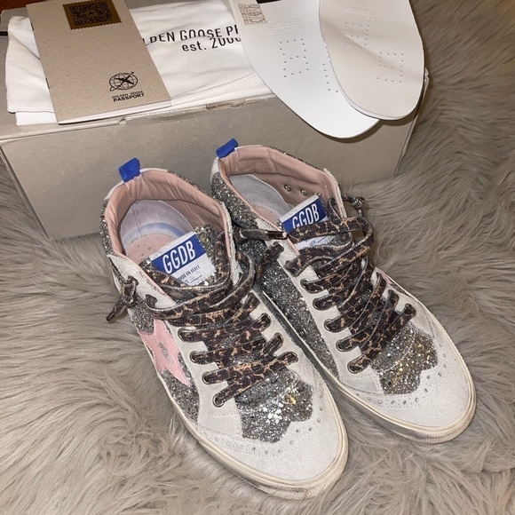 Golden Goose Shoes - Golden Goose Mid Star Sneakers